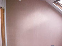 The Earlsfield plasterer plastering loft kitchen walls & ceiling in SW18