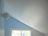 Plaster sloped ceiling - Twickenham TW1