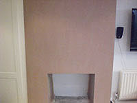 Plaster fireplace - Fulham SW6